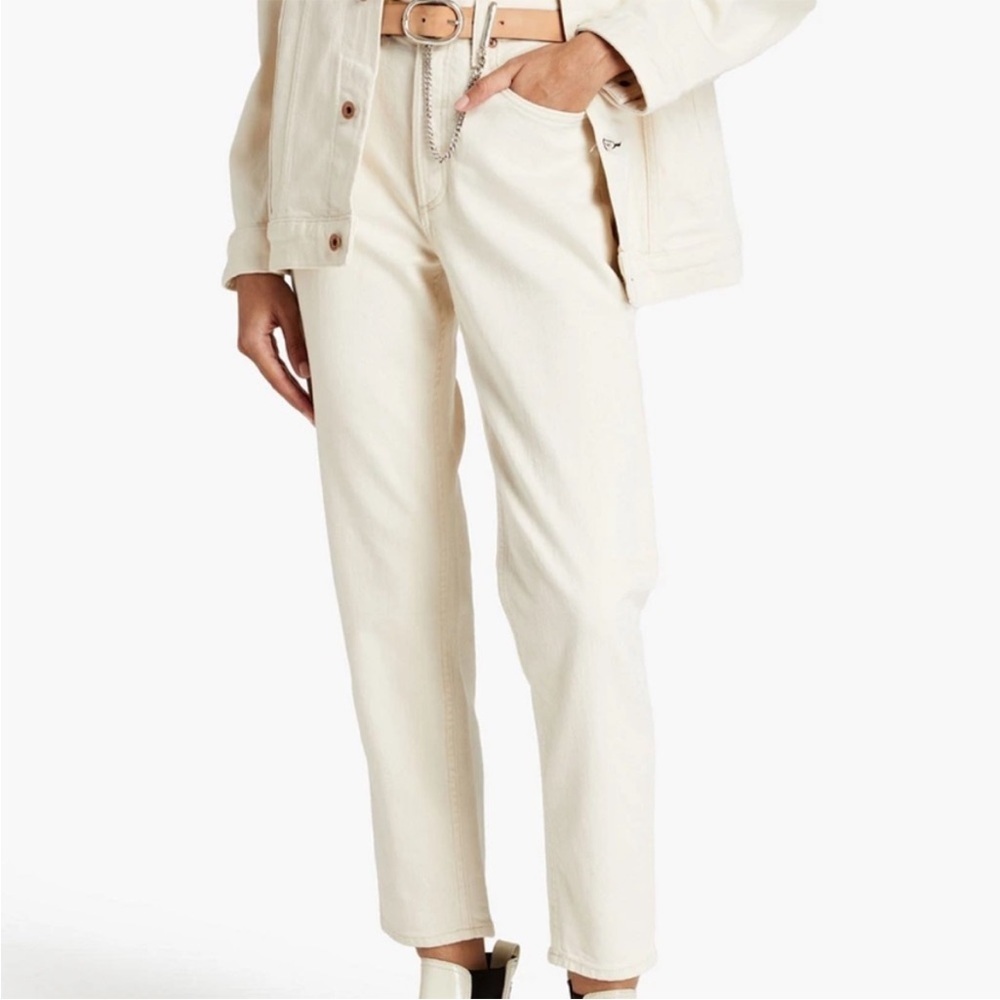 rag‎ & bone Cream Boyfriend Jeans